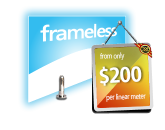 full price list for frameless fencing